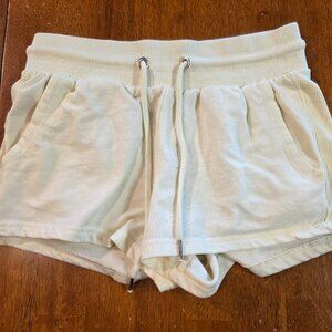 Women’s Pajama Shorts Sleepwear Lounge White Large Urban Rebel